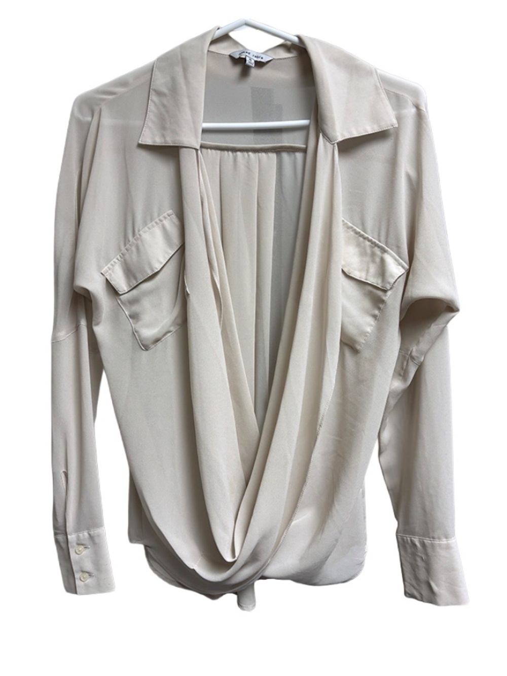 Naked Zebra Draped Blouse | Small